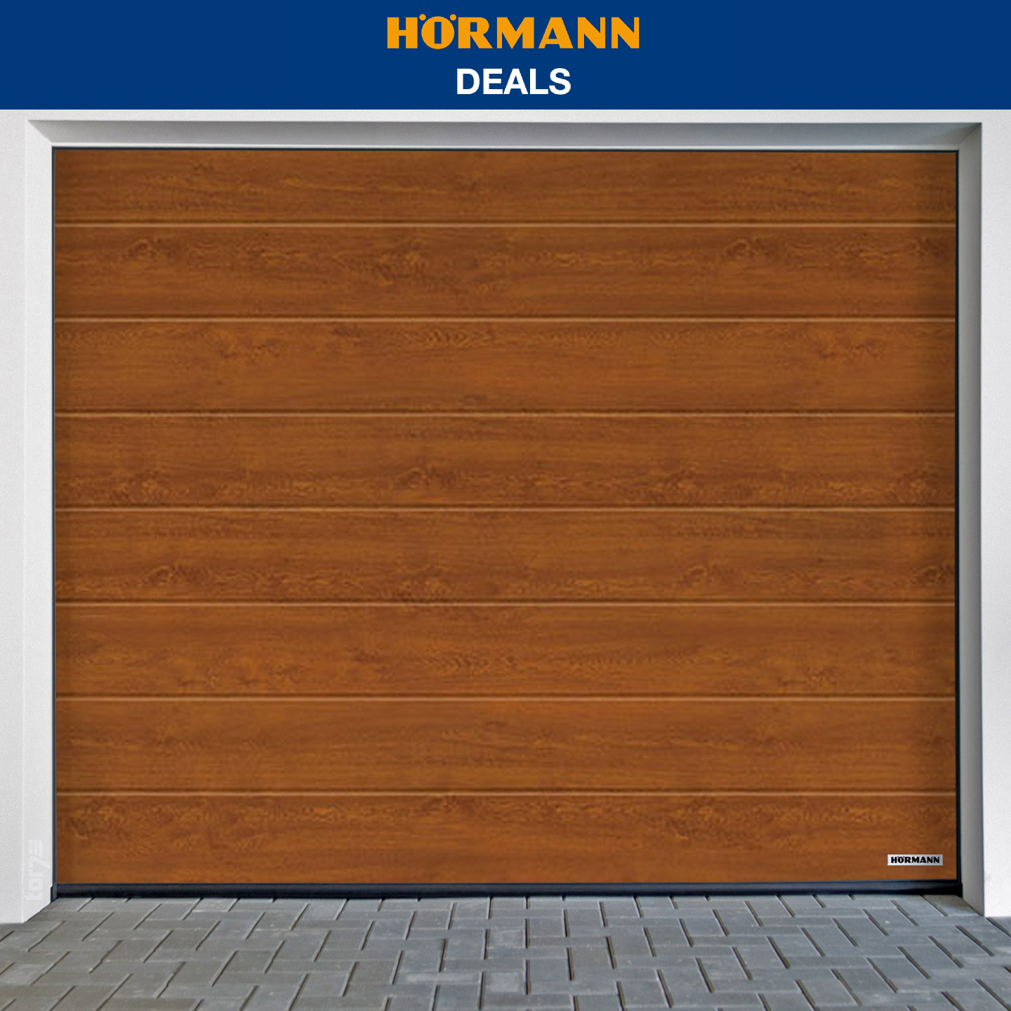 Puerta de Garaje Hörmann RenoMatic Acanalado M Decocolor